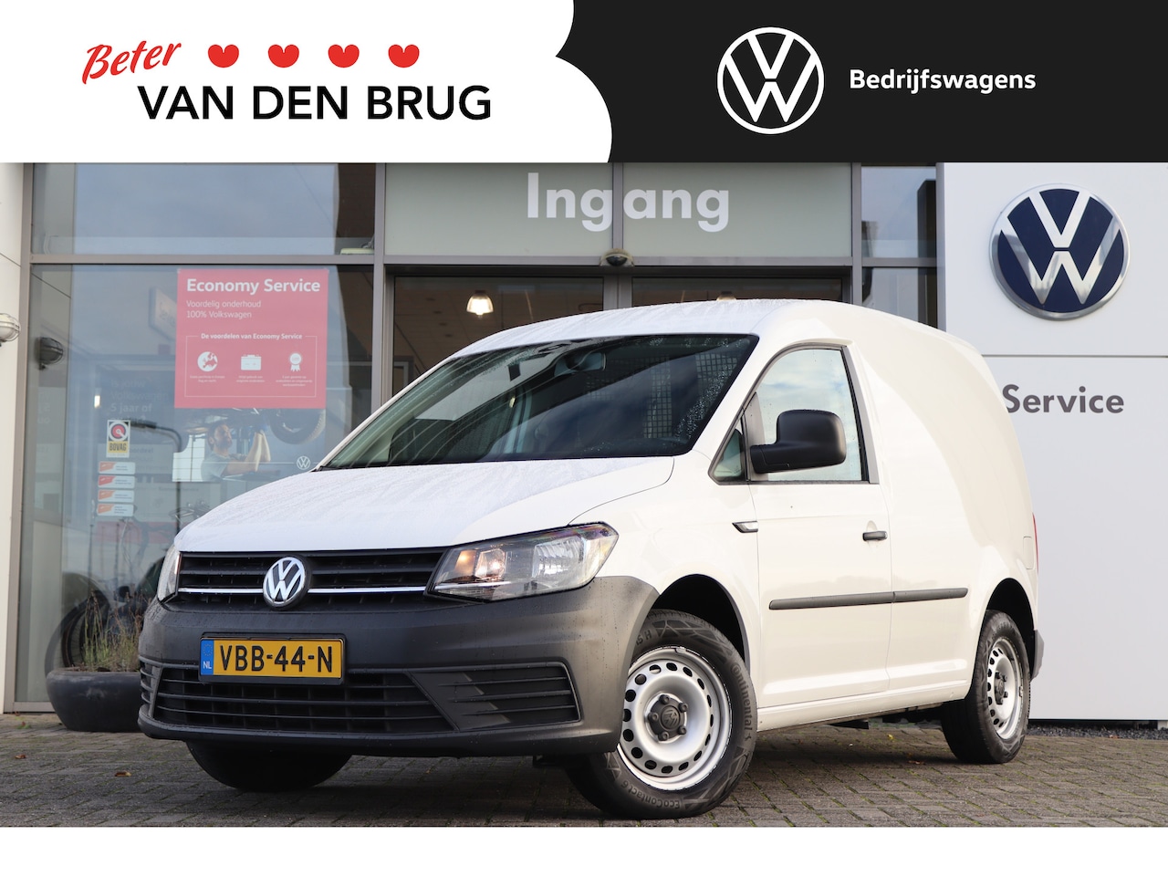 Volkswagen Caddy - 2.0 TDI 75 pk L1H1 BMT Economy Business | Cruise Control | Airco | Bluetooth | Elektrische - AutoWereld.nl