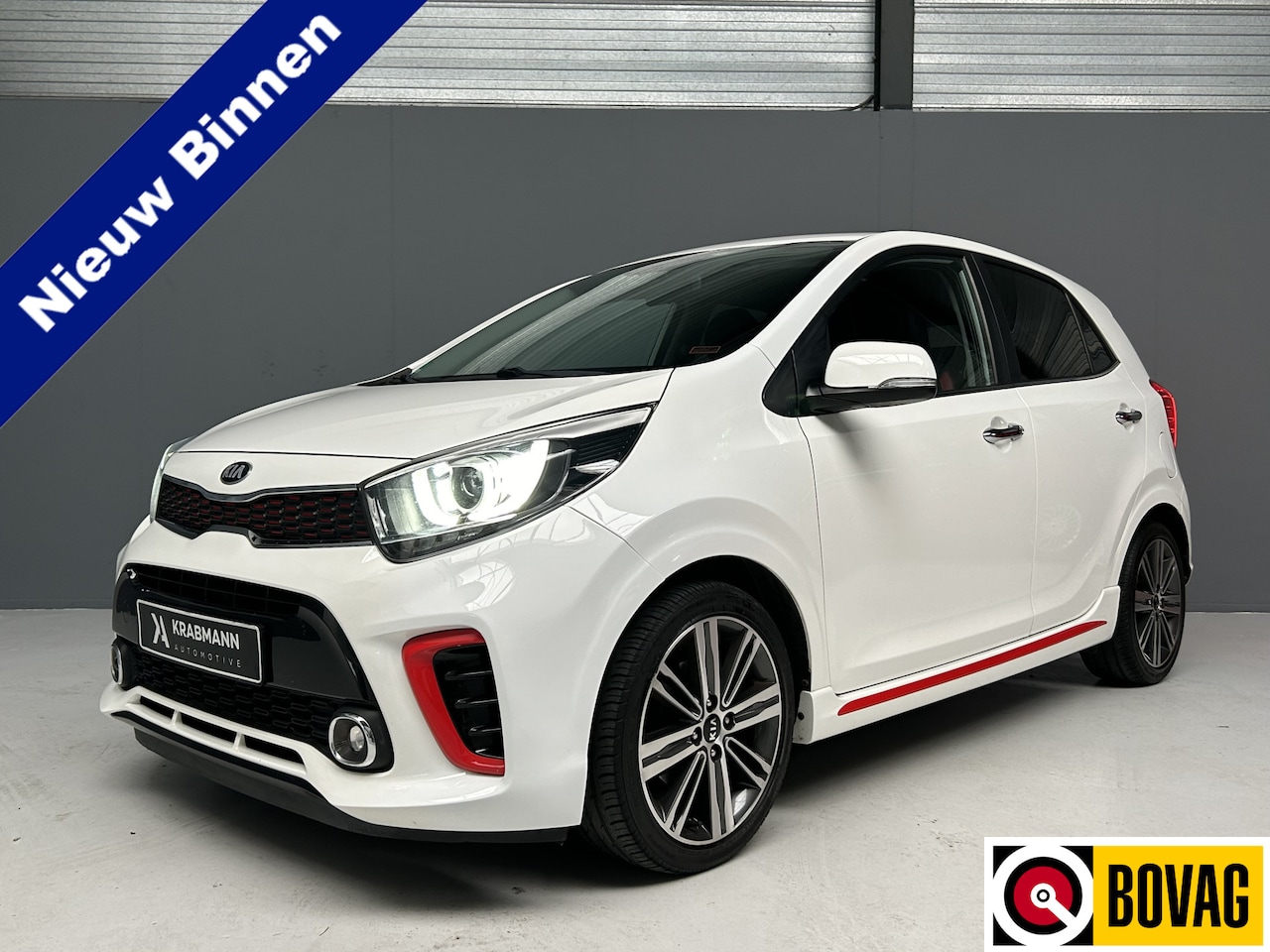 Kia Picanto - 1.2 CVVT GT-Line Navi|Camera|Cruise||Stoel/stuurverwarming - AutoWereld.nl