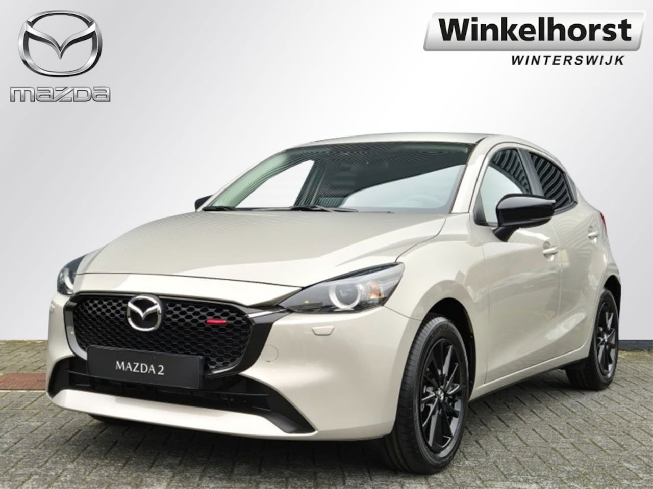 Mazda 2 Hybrid - E- SKYACTIV- G 90 M-HYBRID HOMURA 6MT / MET €1000 VOORDEEL - AutoWereld.nl