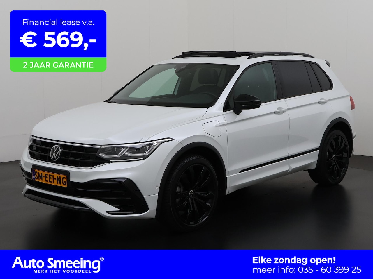 Volkswagen Tiguan - 1.4 TSI eHybrid R-Line Black Style | Trekhaak | Leder | Panoramadak | Mem Stoel | Zondag O - AutoWereld.nl