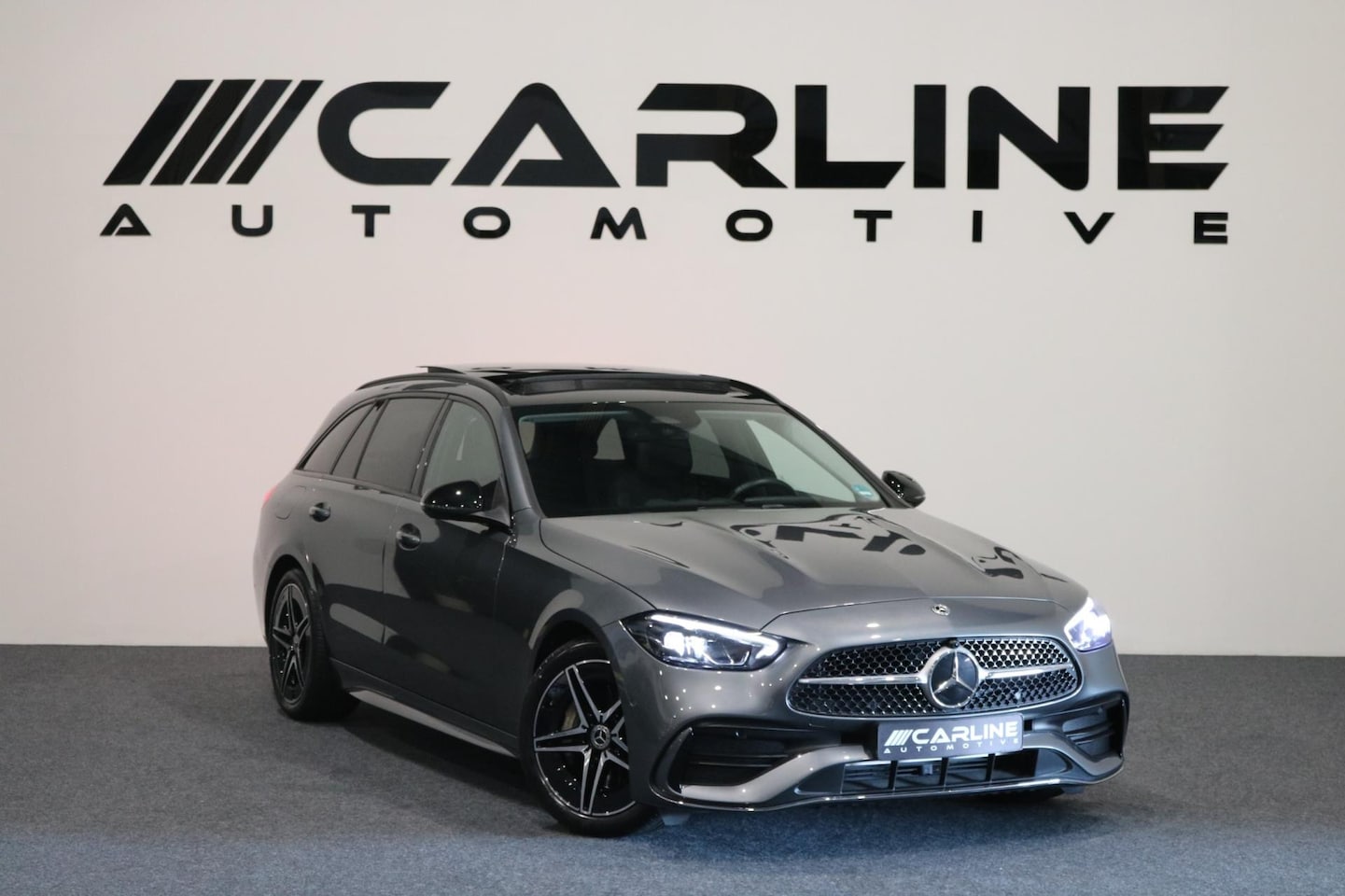 Mercedes-Benz C-klasse Estate - 200 Launch Edition AMG Line PANORAMA SFEERVERL. ASSIST ACC CAMERA GARANTIE NAP APK - AutoWereld.nl