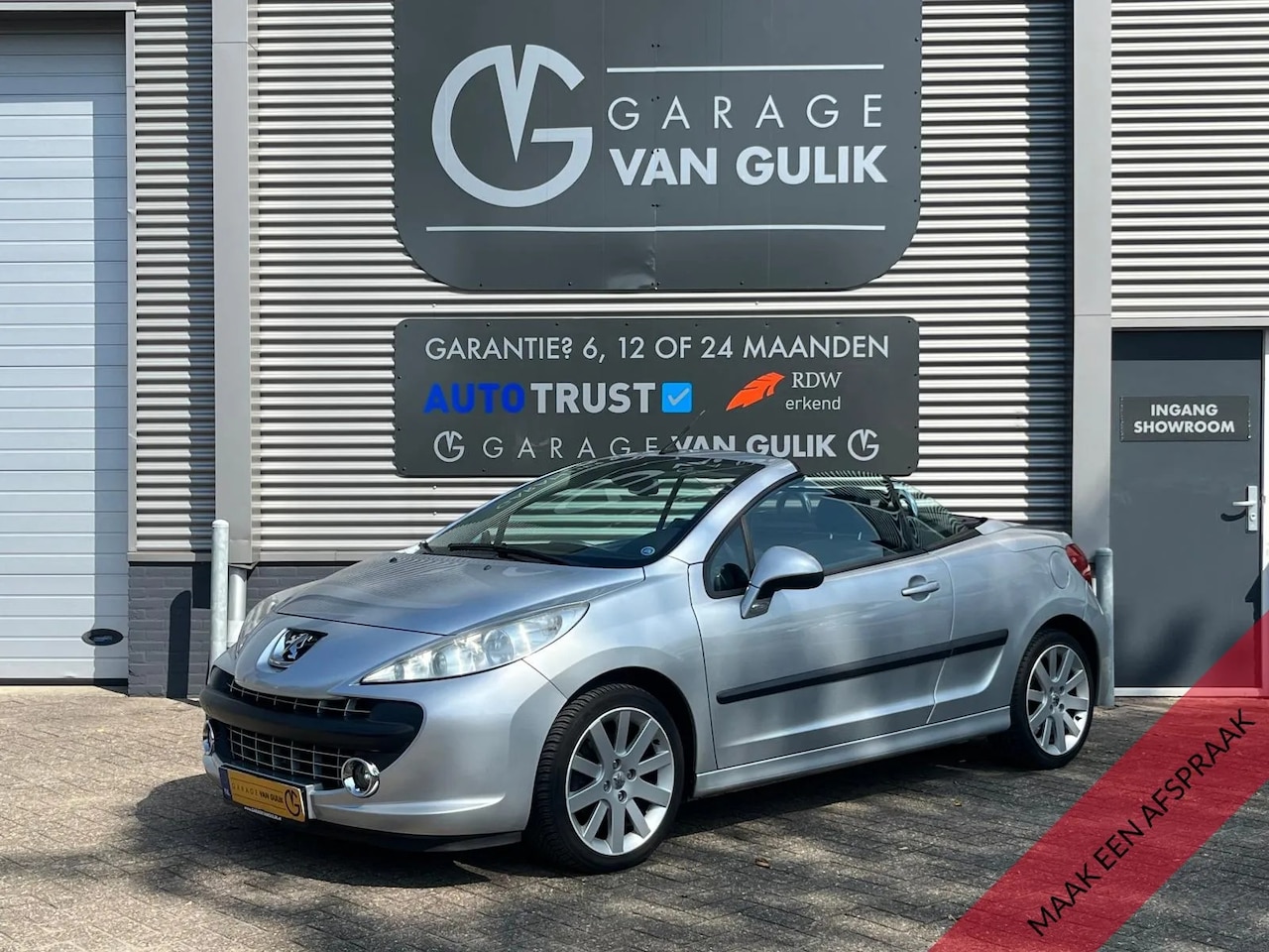 Peugeot 207 CC - 1.6 120PK VTi Cabrio,Clima,Leder,Pdc,Lmv,Stuurb., - AutoWereld.nl