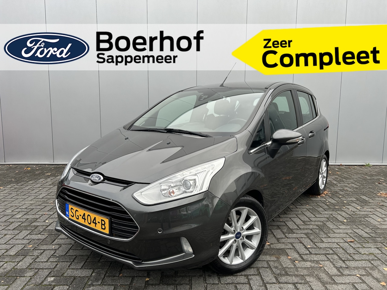 Ford B-Max - 1.0 EcoBoost Titanium | Stoelverw. / Voorruitverw. | Navi | Clima | Cruise | Camera | - AutoWereld.nl