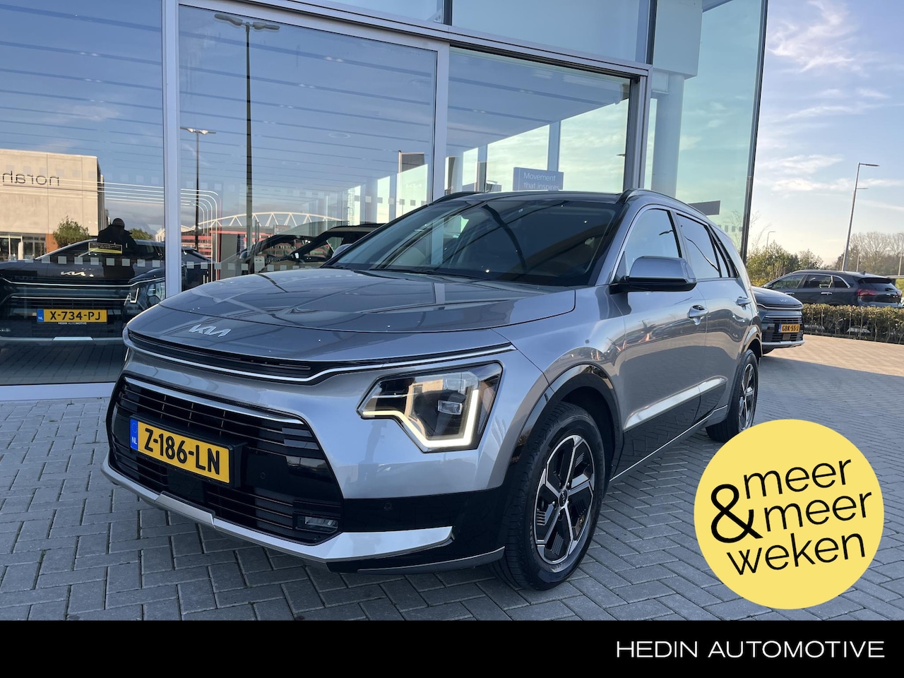 Kia Niro - 1.6 GDi Hybrid DynamicLine Stoel|Stuur verwarming|Nav|parkeersensoren|Cruise control - AutoWereld.nl