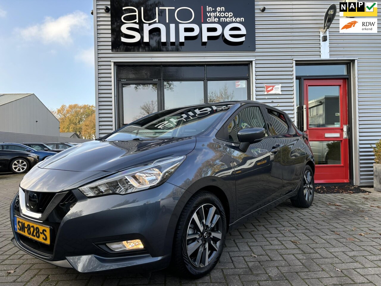 Nissan Micra - 0.9 IG-T N-Connecta -CLIMA-CRUISECONTROL-NAVI-DAB+-BLUETOOTH-LICHTMETALEN VELGEN-ORIGINEEL - AutoWereld.nl