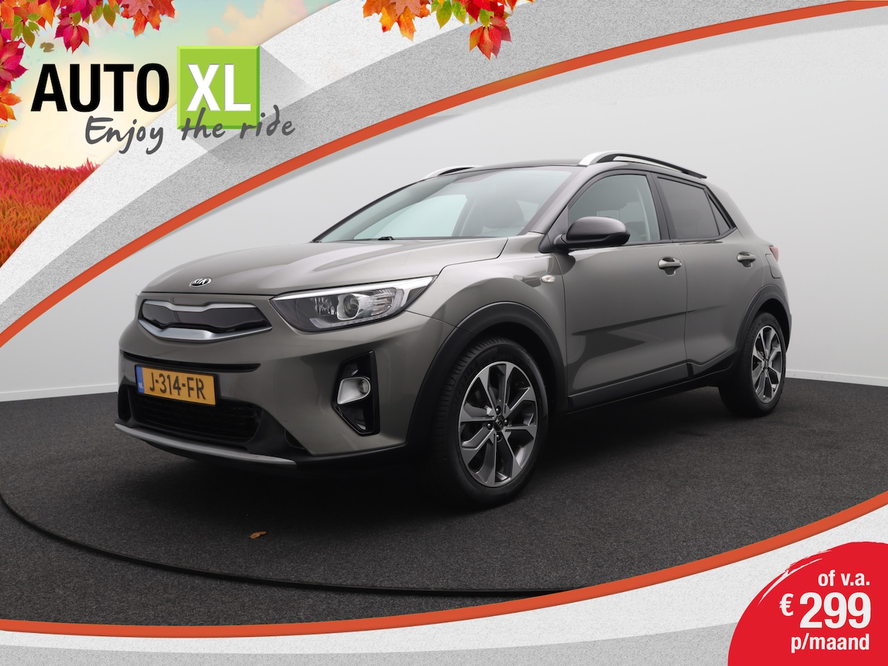 Kia Stonic - 1.0 Sports Edition Camera 17' LMV Navi Carplay Half-Leder Pdc - AutoWereld.nl