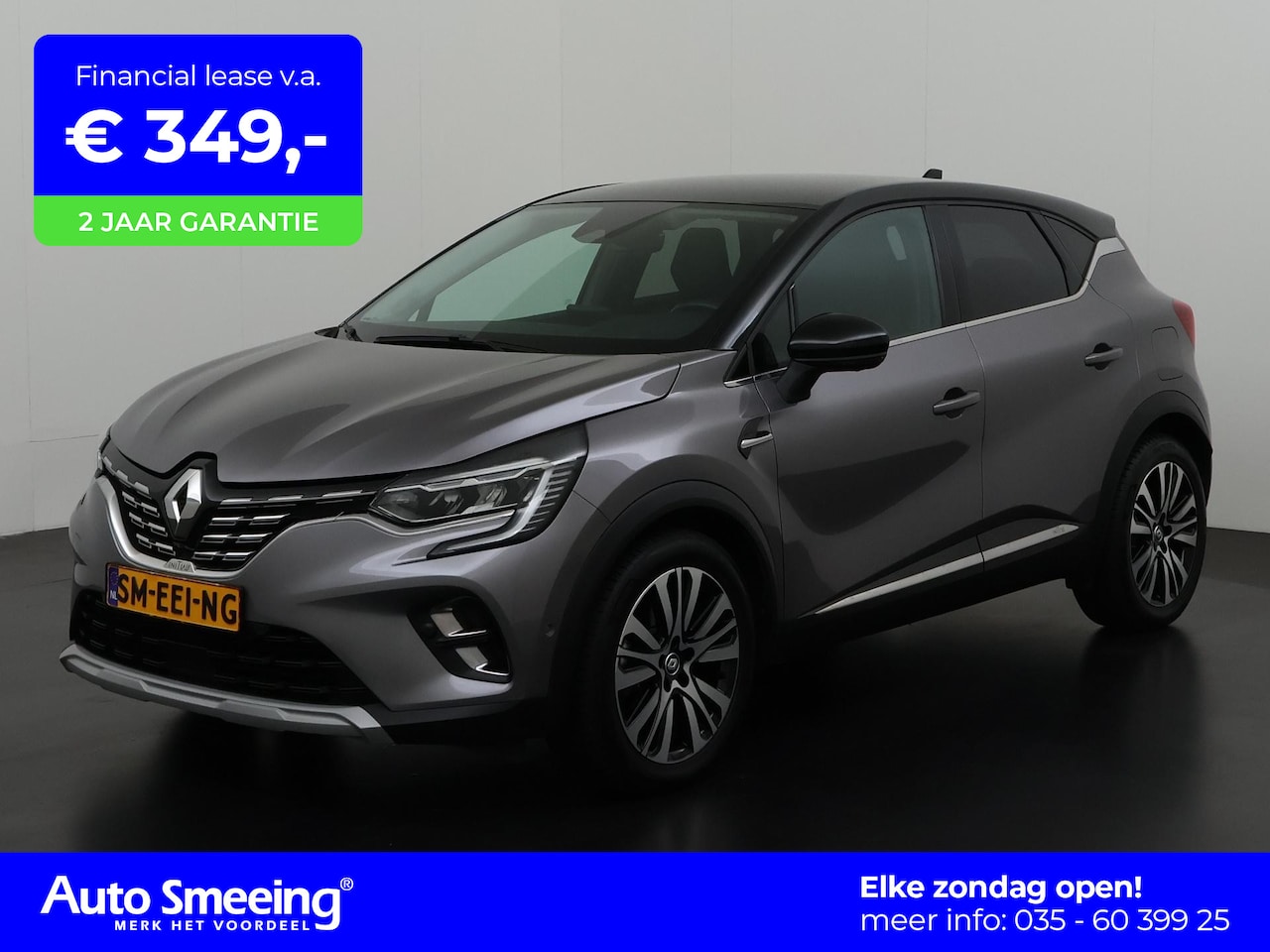 Renault Captur - 1.6 E-Tech Plug-in Hybrid 160 Initiale Paris | Leder | 360 Camera | Elek stoelbed | Adapt - AutoWereld.nl