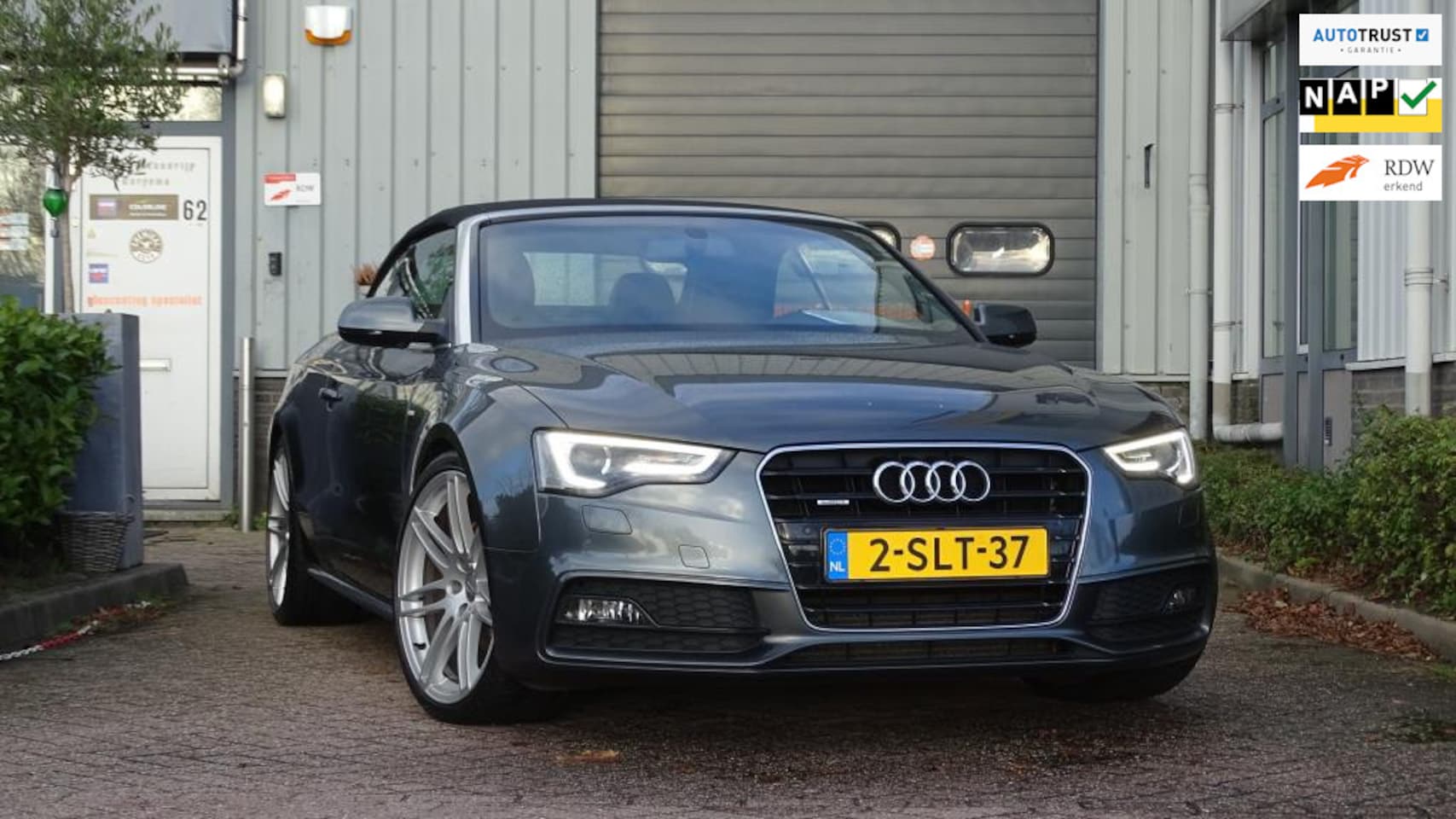 Audi A5 Cabriolet - Pro Line Plus, 3x Sline, 20inch, Adaptive/Laneassist, Bi-Xenon, Aut.Cabriodak, Als nieuw, - AutoWereld.nl