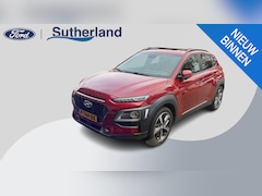 Hyundai Kona - 1.0 T-GDI Premium 120pk Trekhaak | Dodehoeksensoren | Volledig Leder | Navigatie | Stoelve