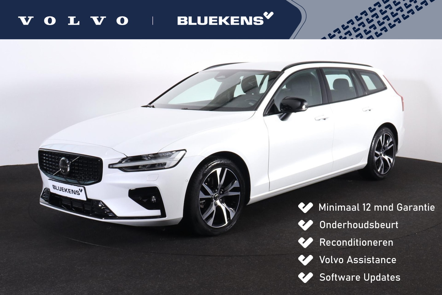 Volvo V60 - B3 Plus Dark - IntelliSafe Assist - 360º Camera - Harman/Kardon audio - Adaptieve LED kopl - AutoWereld.nl