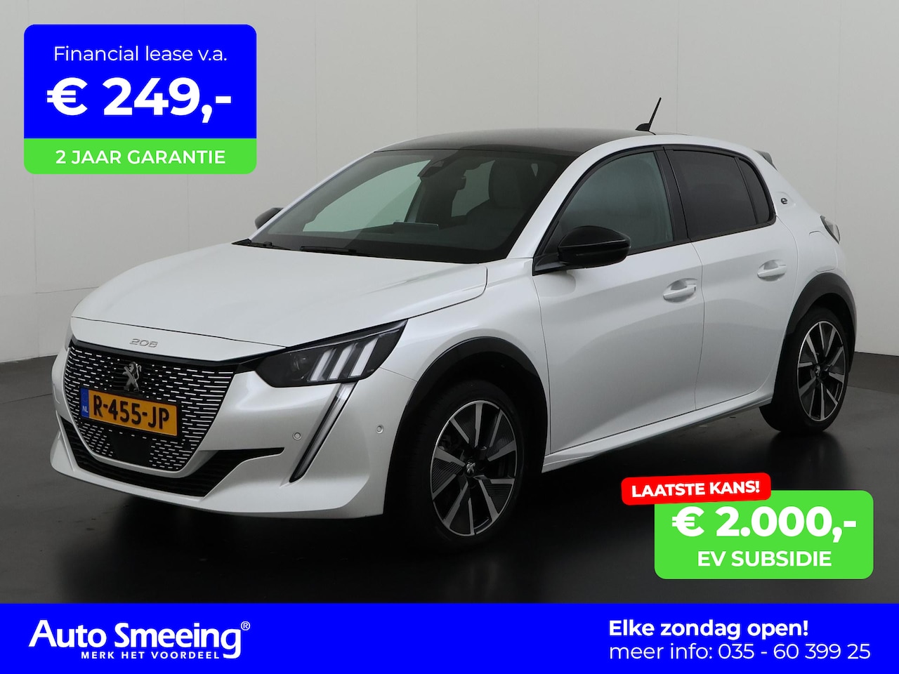 Peugeot e-208 - EV GT 350 50 kWh | 16.945,- na subsidie | Panoramadak | Camera | Stoelverwarming | Zondag - AutoWereld.nl