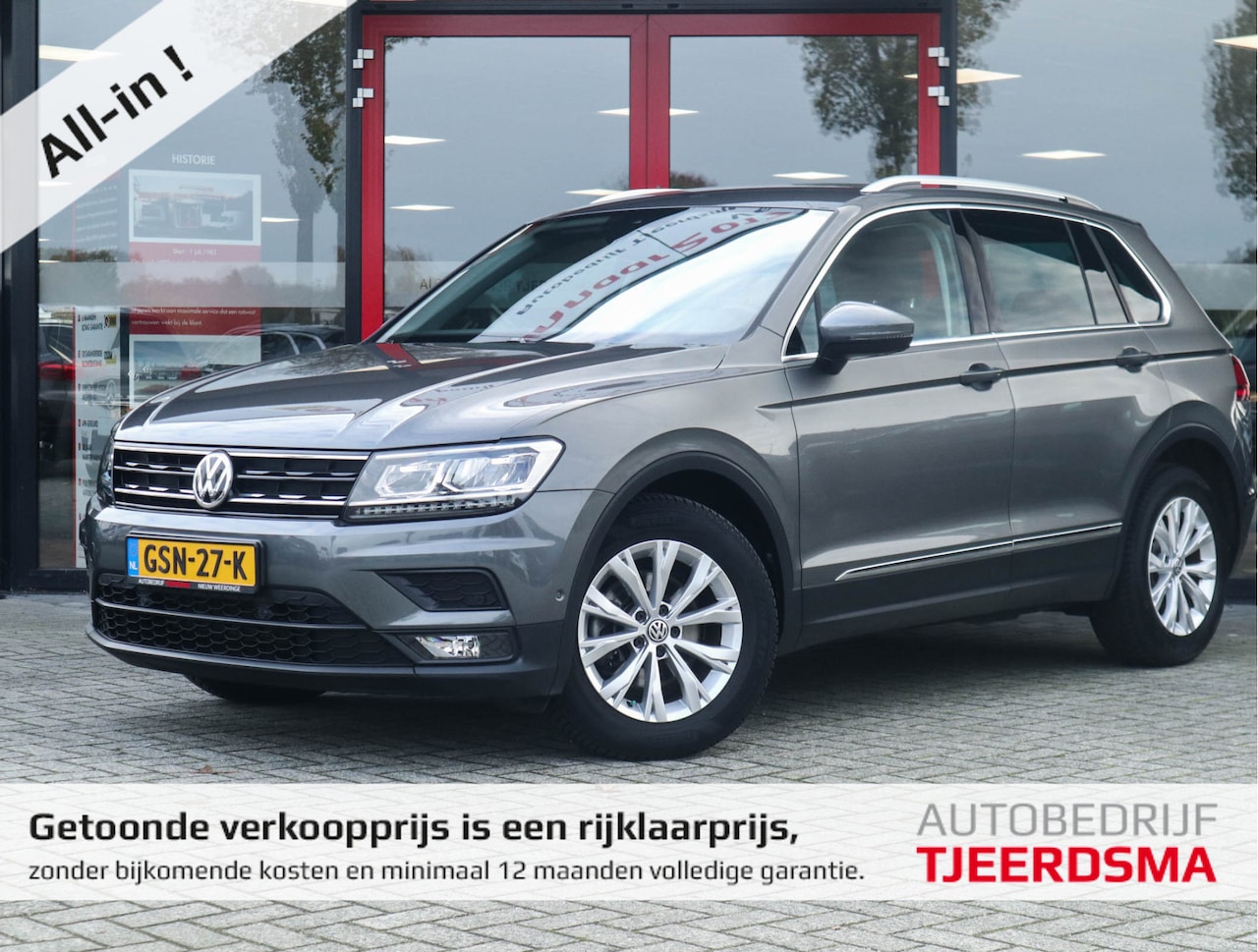 Volkswagen Tiguan - 1.5 TSI ACT Comfortline Navi/Clima/Adapt.Cruise/LED/Camera/2019/55DKM! - AutoWereld.nl