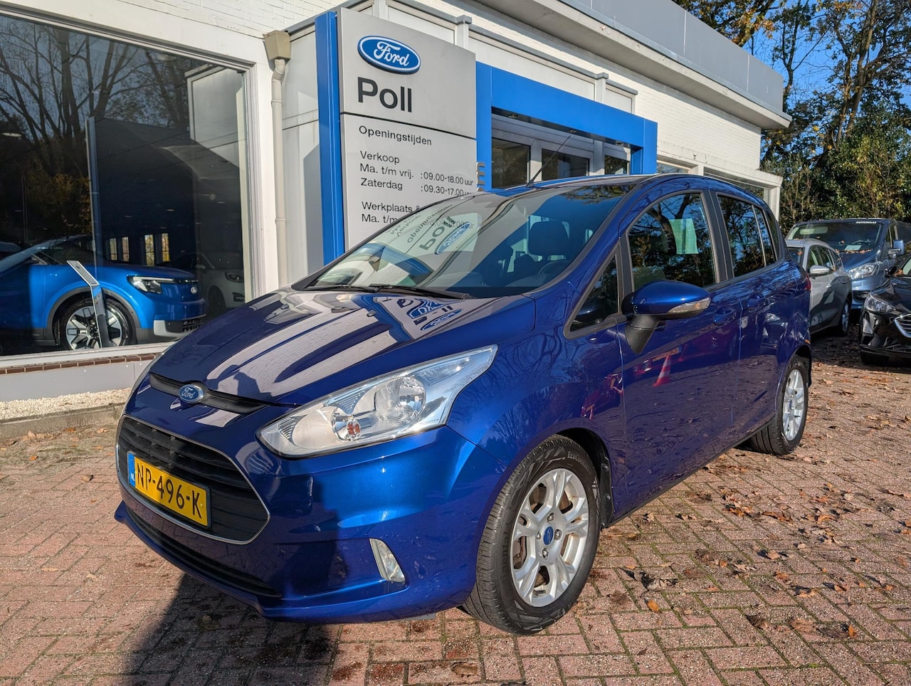 Ford B-Max - 1.0 EcoBoost 100pk Style Navi Trekhaak Bluetooth Lichtmetalen velgen Zijschuifdeuren - AutoWereld.nl