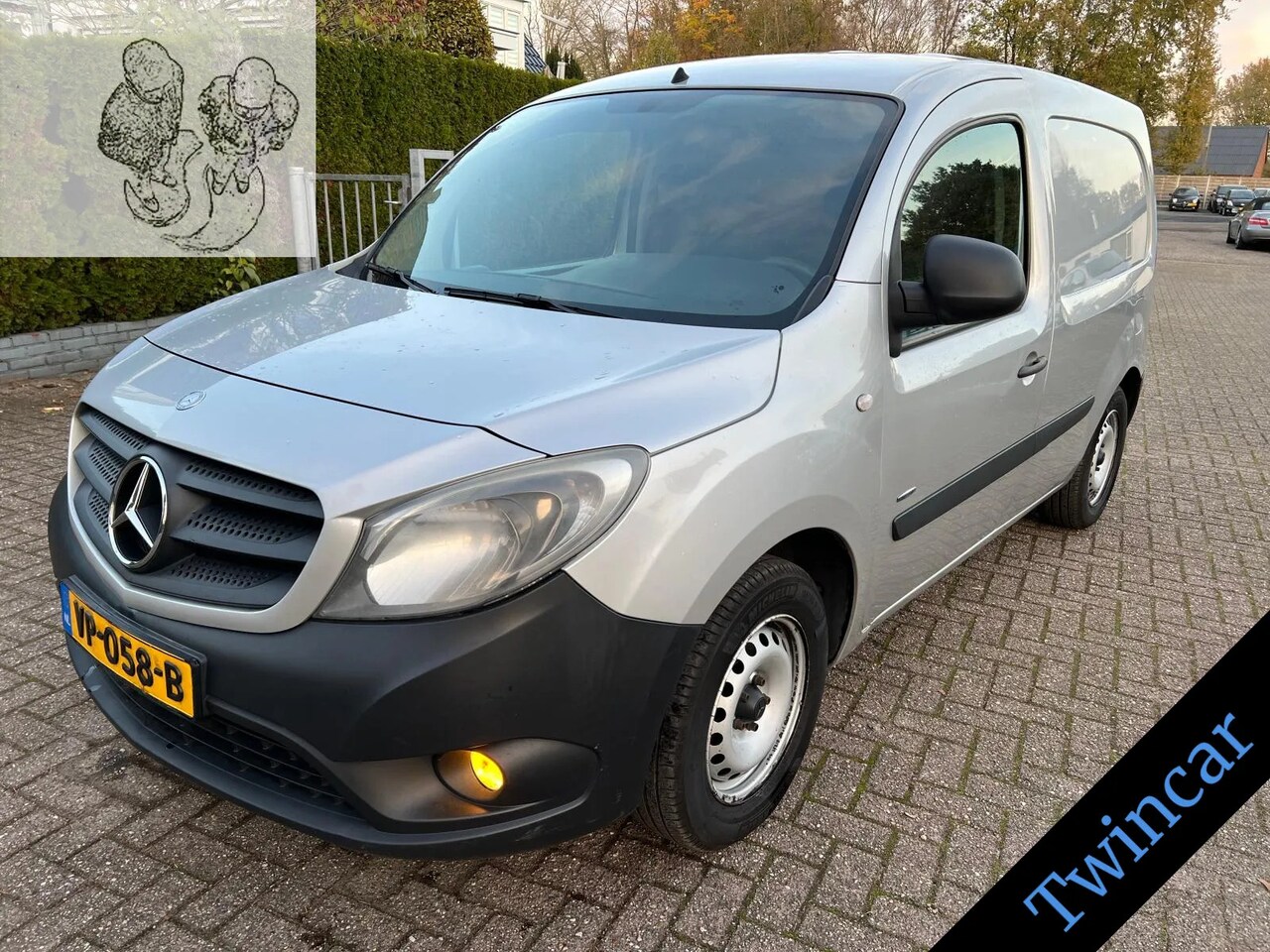 Mercedes-Benz Citan - 109 CDI BlueEFF. 5DRS AC SCH.DEUR BL.TOOTH A.DEUREN TREKHAAK - AutoWereld.nl