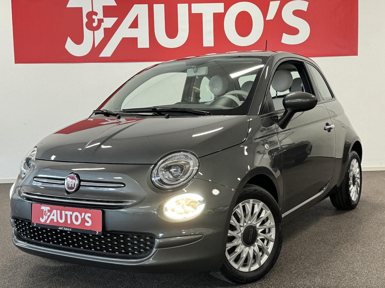 Fiat 500 - 1.0 Hybrid Lounge ECC AIRCO, PANORAMADAK, CAR-PLAY - AutoWereld.nl