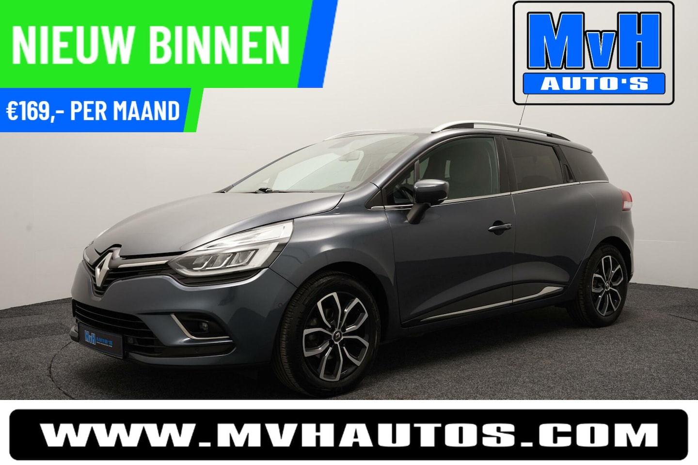 Renault Clio Estate - 0.9 TCe Intense|LUXE!|LEER|CAMERA|TREKHAAK - AutoWereld.nl