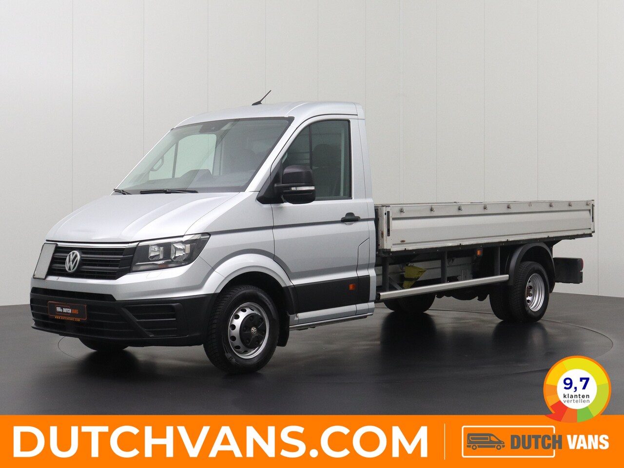 Volkswagen Crafter - 2.0TDI 177PK OpenLaadbak Dubbellucht | Trekhaak | Airco | Navigatie | Airco | 3-Persoons - AutoWereld.nl