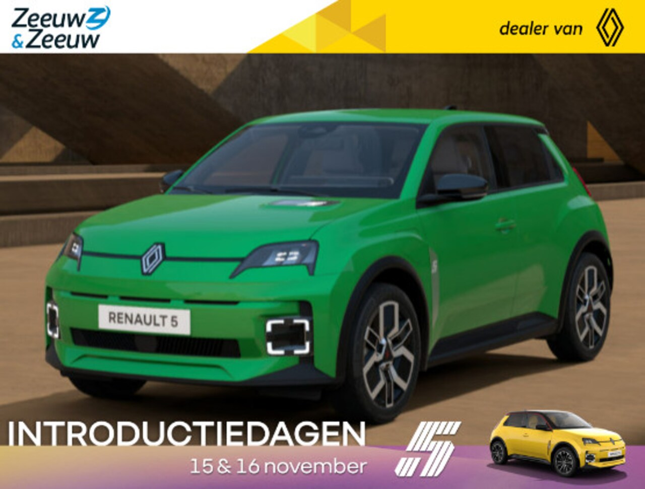 Renault 5 - techno 52 kWh NU LEVERBAAR 2025 RIJDEN! - AutoWereld.nl