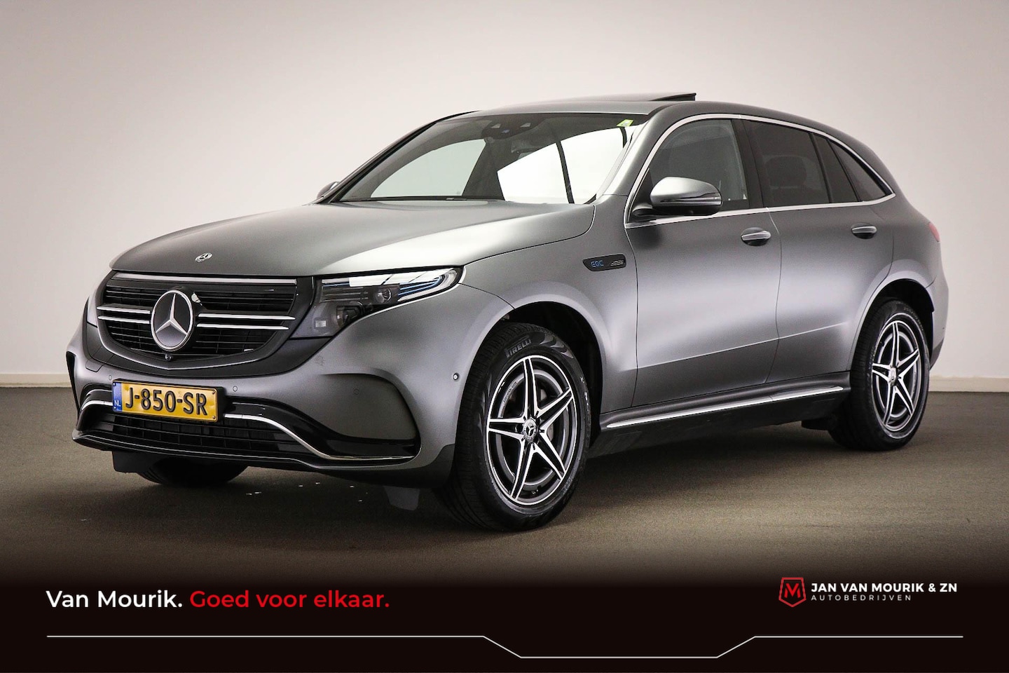 Mercedes-Benz EQC - 400 4MATIC Premium Plus 80 kWh AMG LINE / RIJASSISTENTIE PLUS- PACK | MATRIX LED | APPLE | - AutoWereld.nl