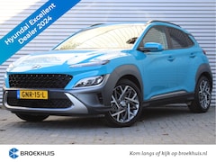 Hyundai Kona - 1.6 GDI HEV Premium 140pk Automaat | Leder | HeadUp-Display | Stoelverwarming | Elektr. St