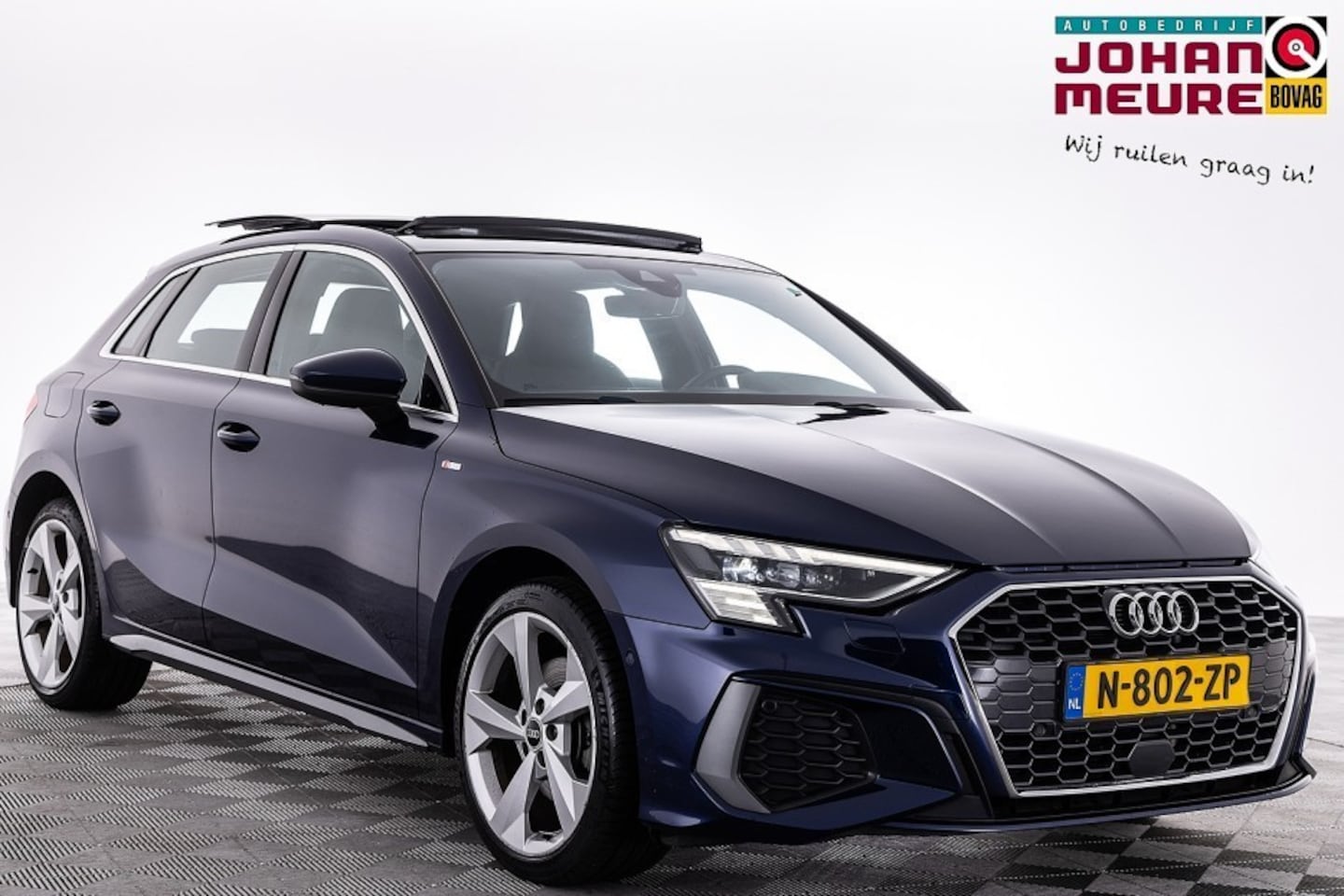 Audi A3 Sportback - 40 TFSI e Advanced edition S-Line Plug-in Hybrid | PANORAMADAK | Half LEDER | Full LED | P - AutoWereld.nl