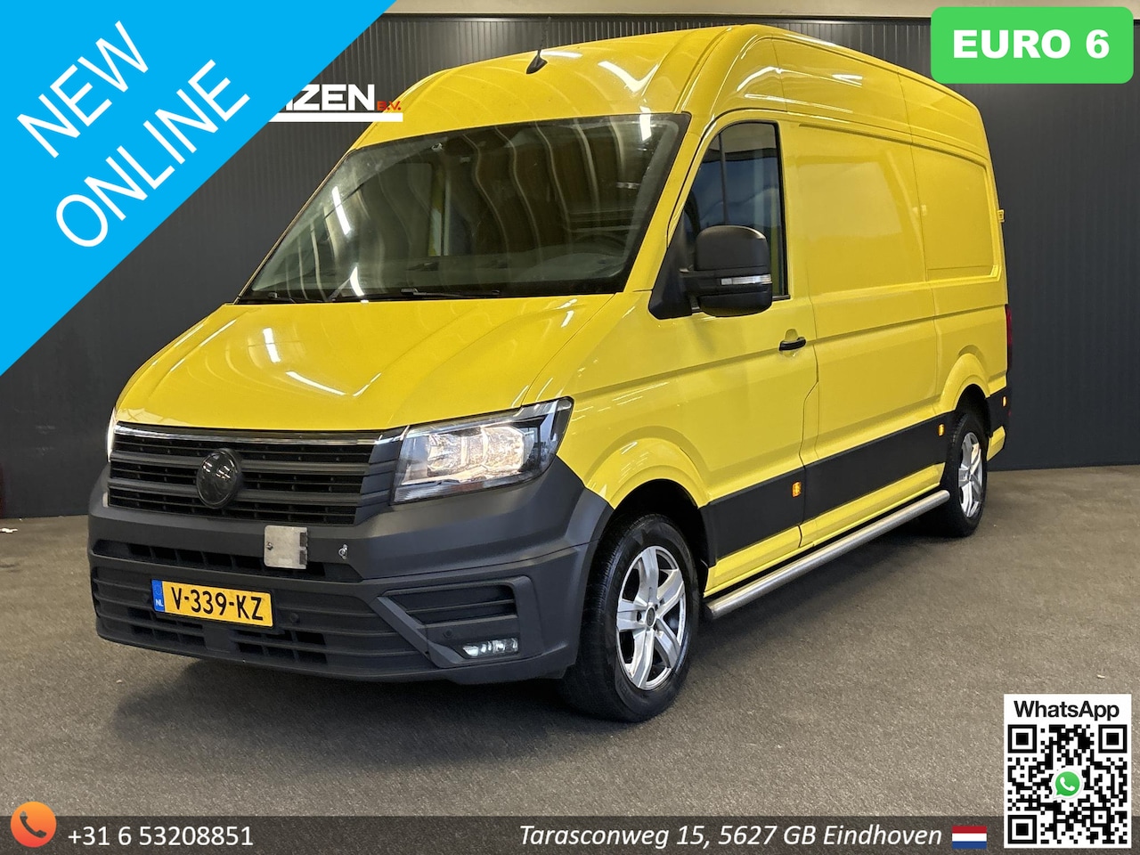 Volkswagen Crafter - 35 2.0 TDI L3H3 Highline | € 9.950,- NETTO! | Euro 6 | Cruise | Airco | PDC | - AutoWereld.nl