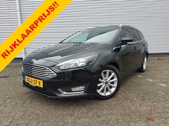 Ford Focus Wagon - 1.0 Titanium, airco, cruise, navigatie/achteruitrijcamera, stoel/stuurverwarming, parkeers