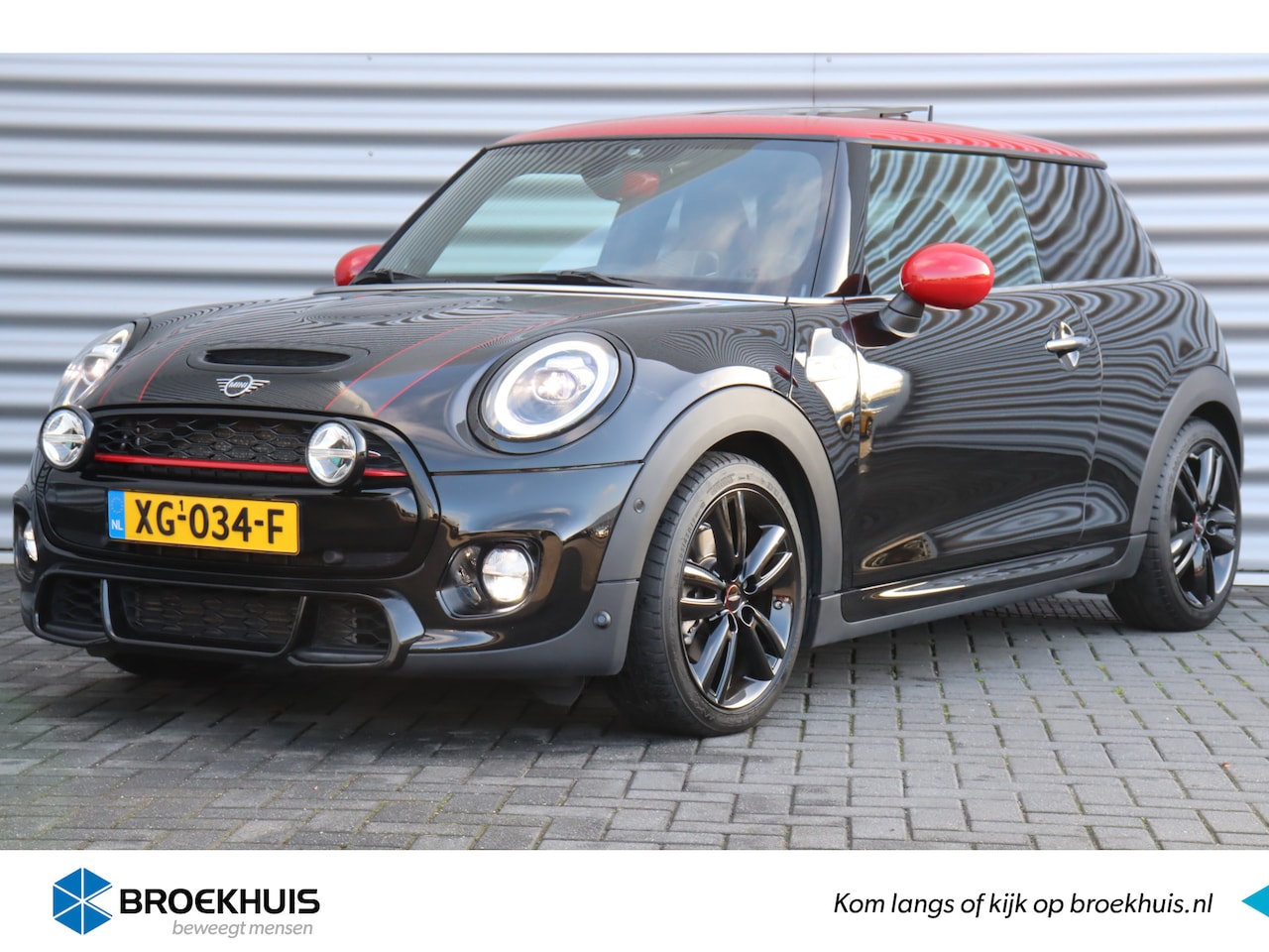 MINI John Cooper Works - S 2.0 192PK KNIGHTSBRIDGE EDITION JCW AUTOMAAT / NAVI / LEDER / CLIMA / FULL-LED / PDC / 1 - AutoWereld.nl