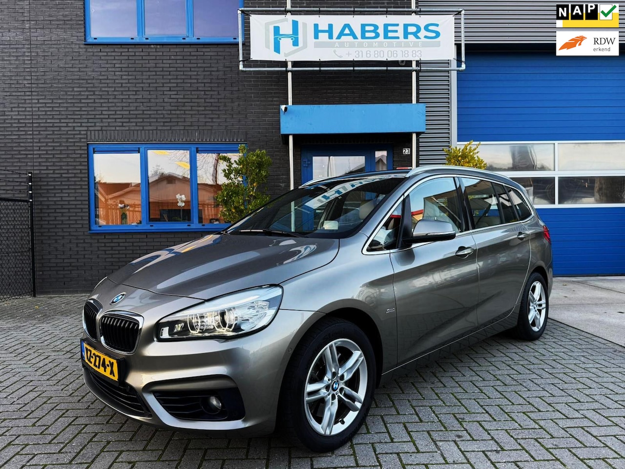 BMW 2-serie Gran Tourer - 220i Centennial High Executive 192PK|Origineel NL|Navi|Leder|HUD|Led|AUT|Adapative Cruise| - AutoWereld.nl