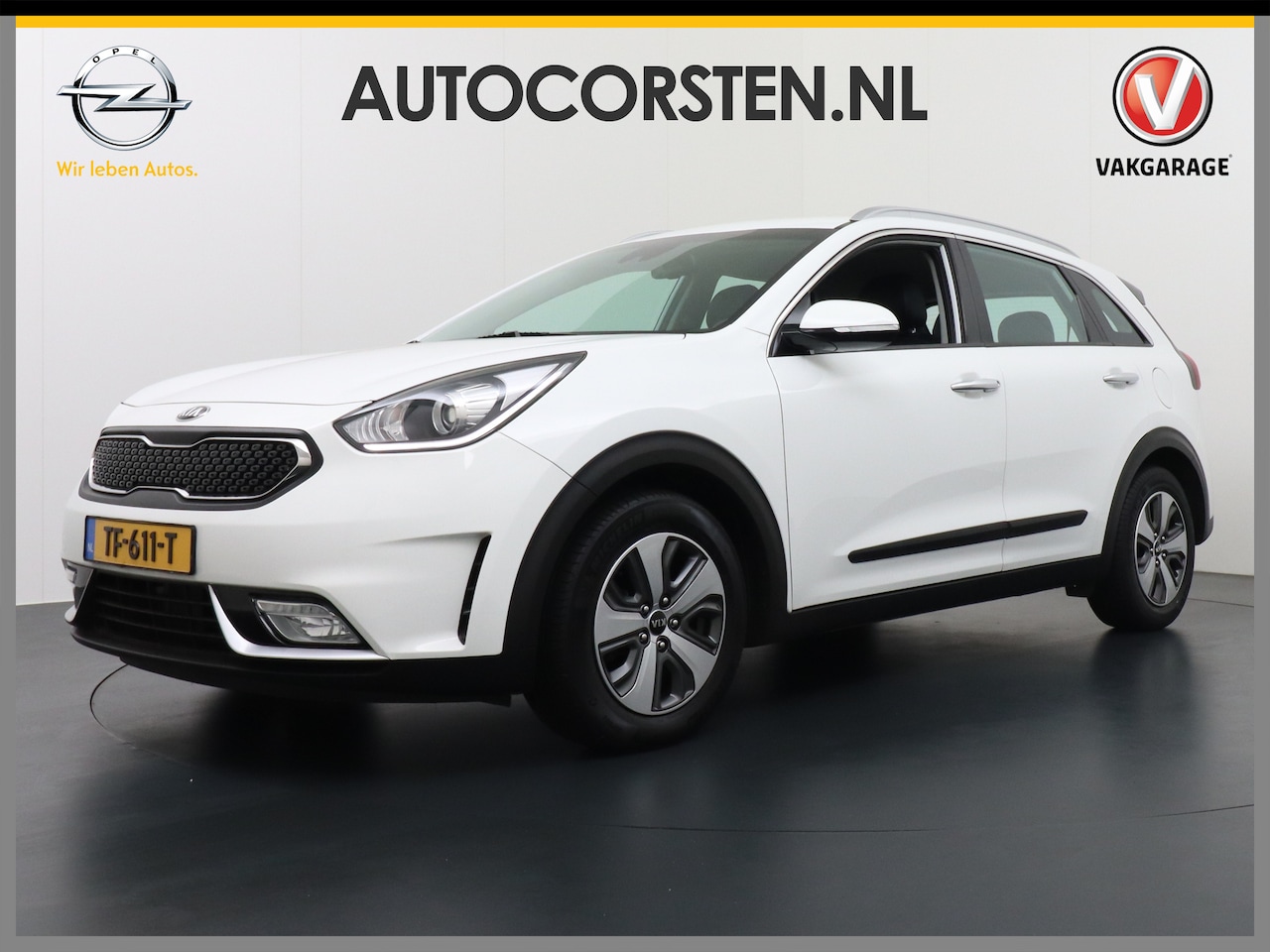 Kia Niro - Hybrid AUT.6 DynamicLine Leer Navi Camera Apple Carplay Android Auto Spoorassistent active - AutoWereld.nl