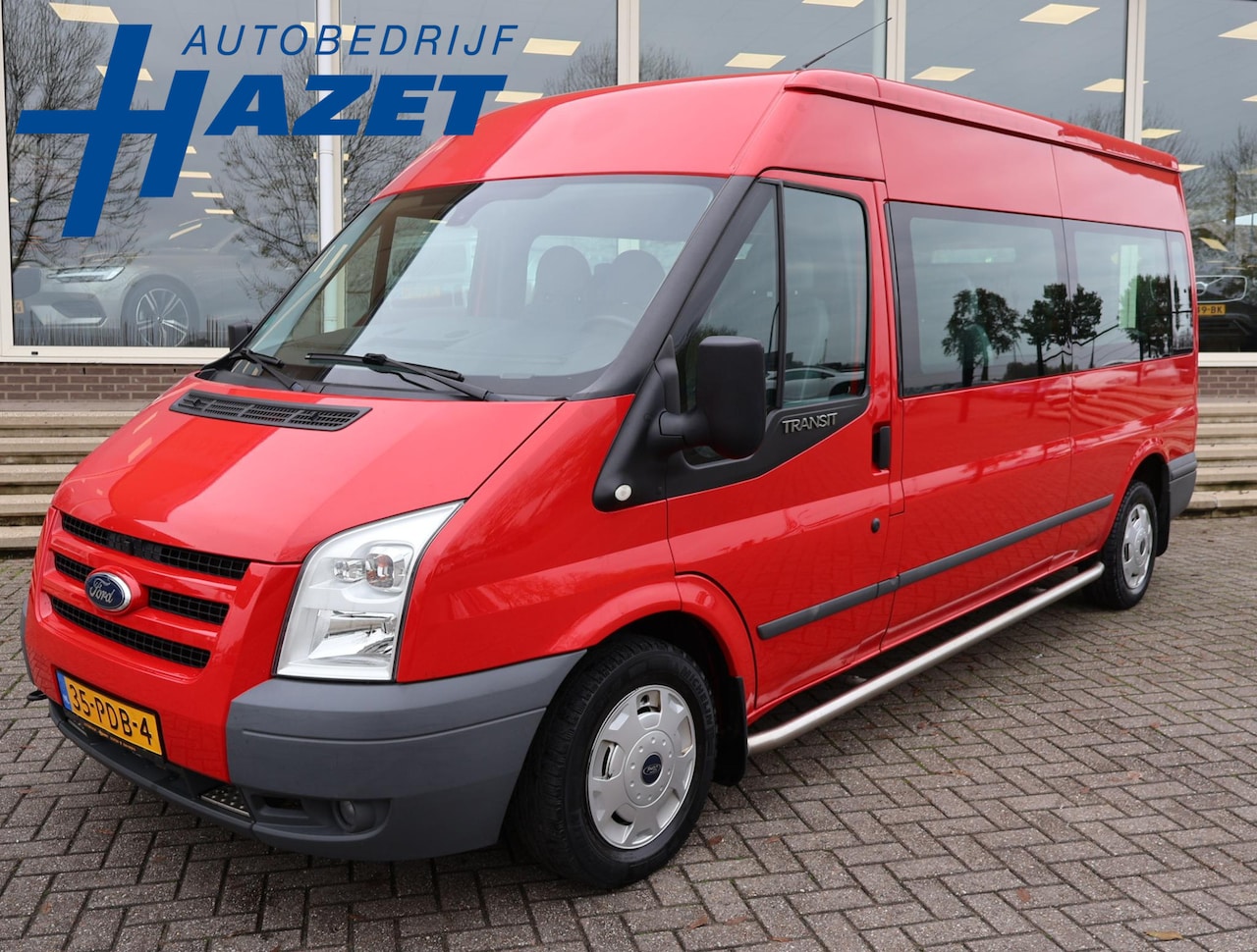 Ford Transit Kombi - 2.2 TDCI 9-PERSOONS LANG HOOG + AIRCO / CRUISE / TREKHAAK - AutoWereld.nl