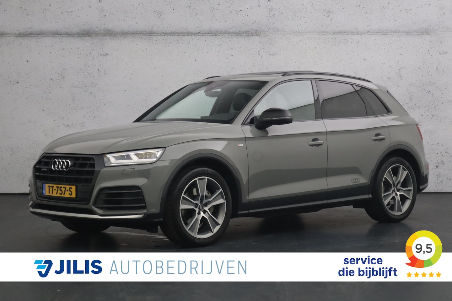 Audi Q5 - 2.0 TFSI quattro Sport S Line Black Edition | Lederen bekleding | Panoramadak | LED | Park - AutoWereld.nl