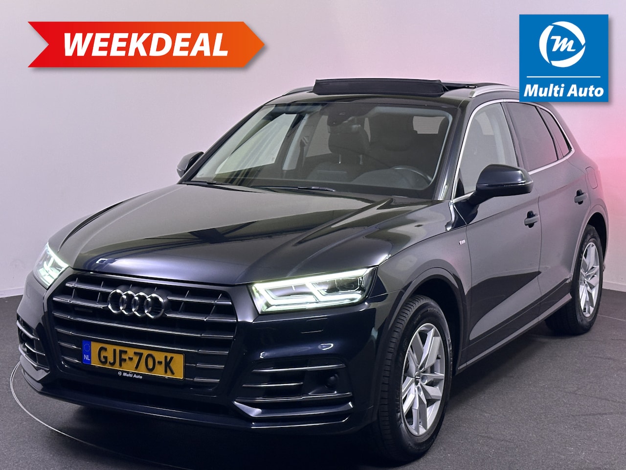 Audi Q5 - 55 TFSI e S Line Plug In Hybrid PHEV | Luchtvering | Panodak | Trekhaak af Fabriek  | Carp - AutoWereld.nl