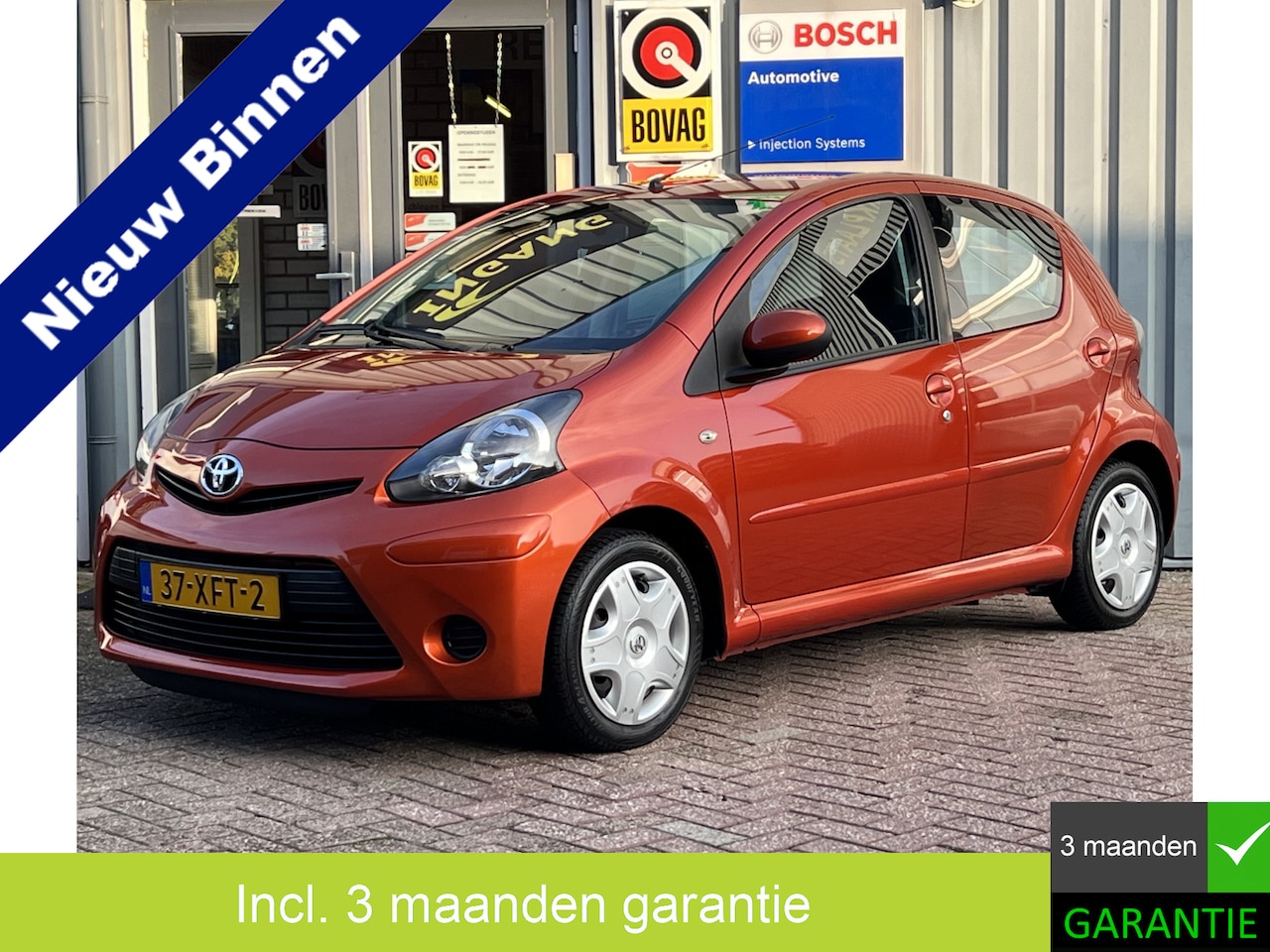 Toyota Aygo - 1.0 VVT-i Comfort Orange | AIRCO | 5DRS | ALL SEASON BANDEN | - AutoWereld.nl