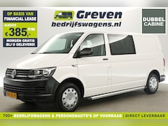 Volkswagen Transporter - 2.0 TDI L2H1 140PK Dubbele Cabine 6 Persoons Airco Cruise PDC Elektrpakket Trekhaak