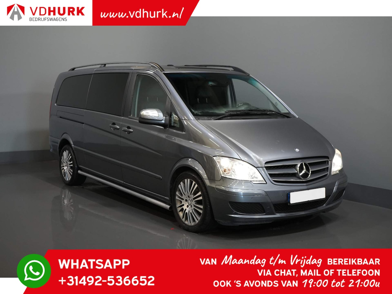 Mercedes-Benz Viano - 3.0 V6 L3 XL DC Dubbel Cabine Elek.Stoelen/ Luchtvering/ Pano/ Leder/ Elek.Schuifdeuren/ X - AutoWereld.nl