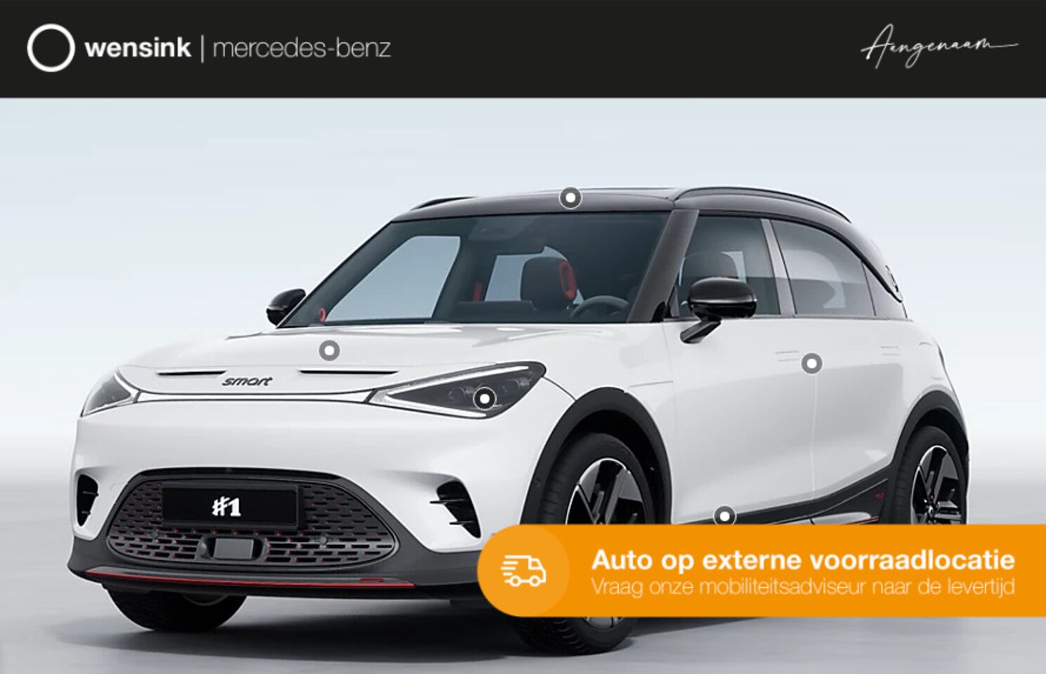 Smart #1 - BRABUS 66 kWh | Private Lease vanaf €569 per maand! | Panoramadak | 360 Camera | Keyless E - AutoWereld.nl