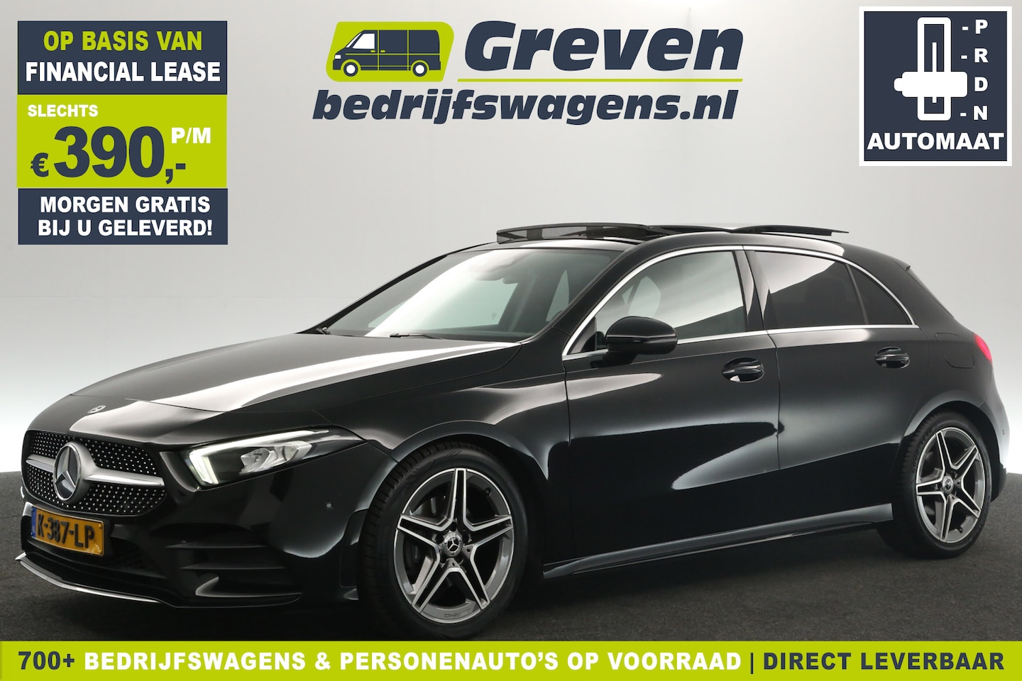 Mercedes-Benz A-klasse - 180 AMG Automaat Pano LED Virtual Camera Carplay Clima Cruise Navi 18"LMV PDC - AutoWereld.nl