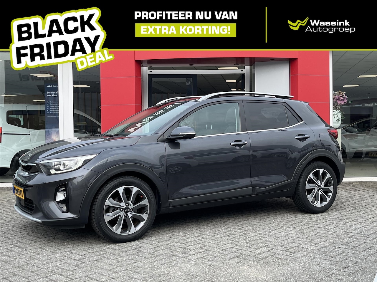 Kia Stonic - 1.0 T-GDi 120pk Automaat ExecutiveLine | Schuif/Kanteldak | Stoel/Stuurwielverwarming | Bl - AutoWereld.nl