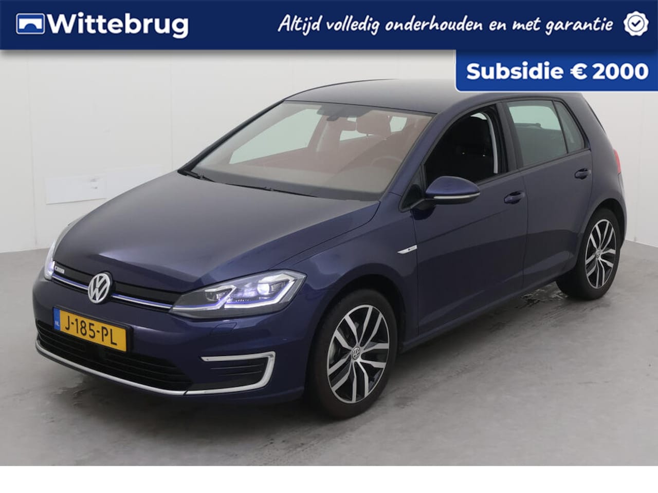 Volkswagen e-Golf - E-DITION Metallic/ Led/  Navigatie/ Clima/ Warmtepomp/ 17 lmv - AutoWereld.nl