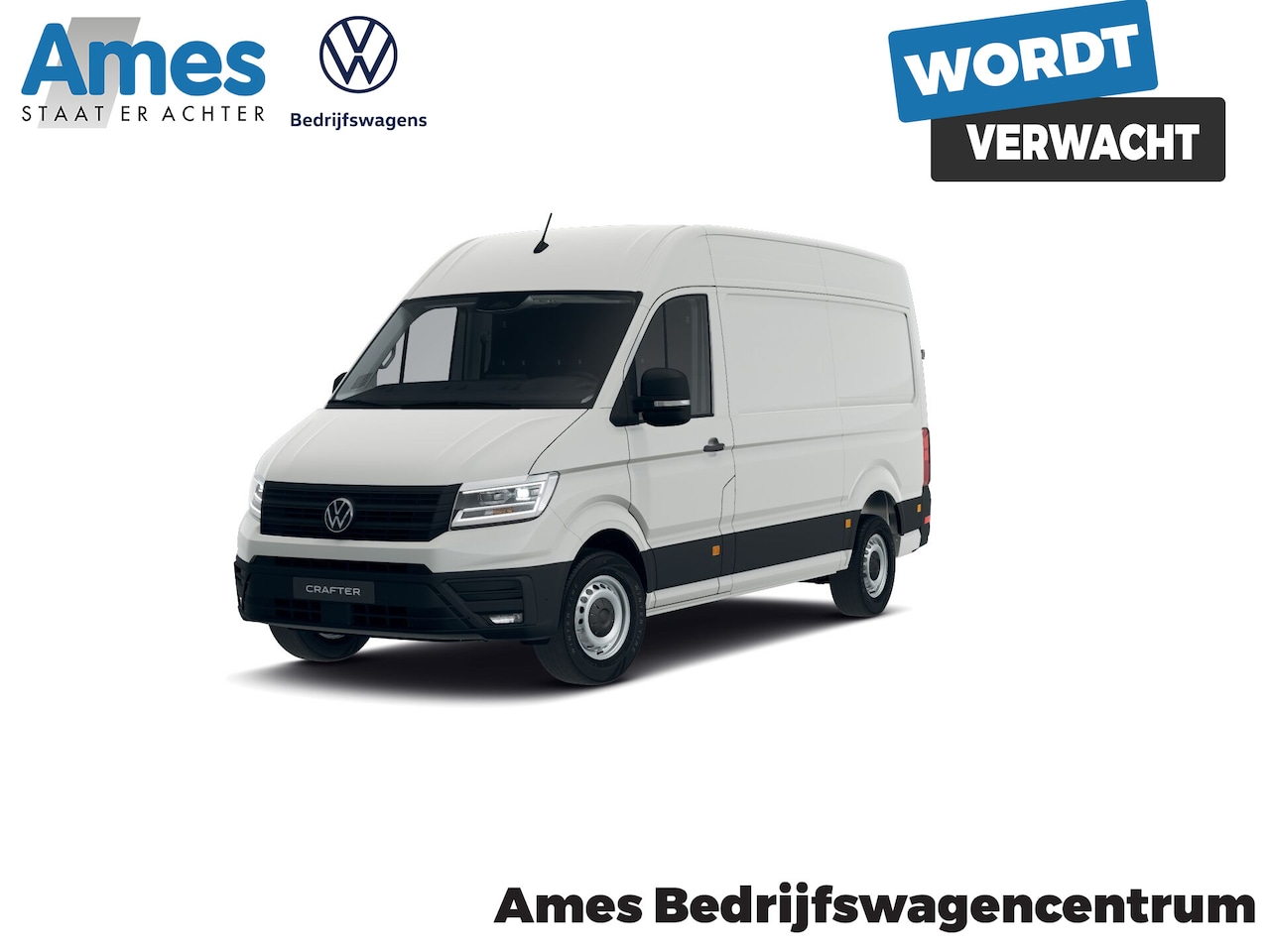 Volkswagen Crafter - 35 2.0 TDI L3H3 Highline 140 Pk Automaat | Trekhaakvoorbereiding | App-Connect | 3 Zits - AutoWereld.nl