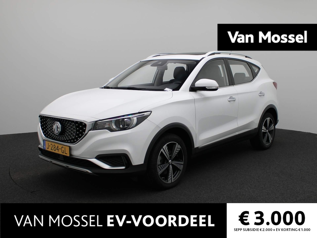 MG ZS - EV Luxury 45 kWh | Apple/Android Play | Navi | Adaptive Cruise | Leder | Camera | Panorama - AutoWereld.nl