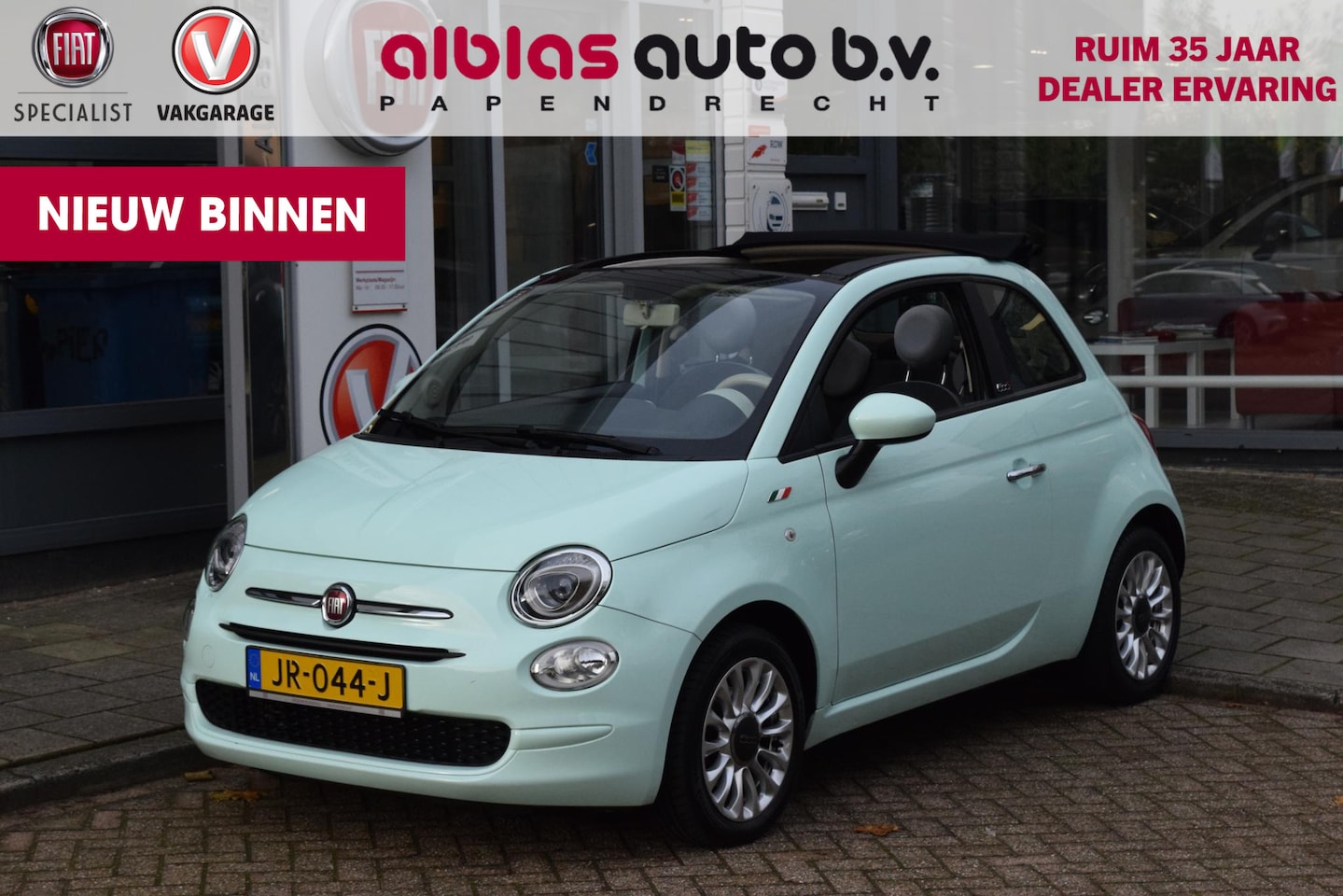 Fiat 500 C - 0.9 TwinAir Turbo Popstar|Dealeronderh. - AutoWereld.nl