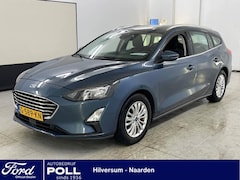 Ford Focus Wagon - 125pk EcoBoost Titanium Navi Winter pack Trekhaak elektrisch wegklapbaar Dealeronderhouden