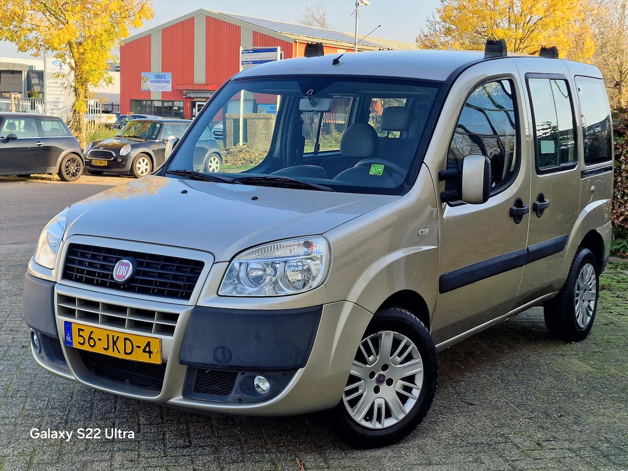 Fiat Doblò - 1.4 Family.7 personen.112000!!!! km Airco.Twee schuifdeuren - AutoWereld.nl