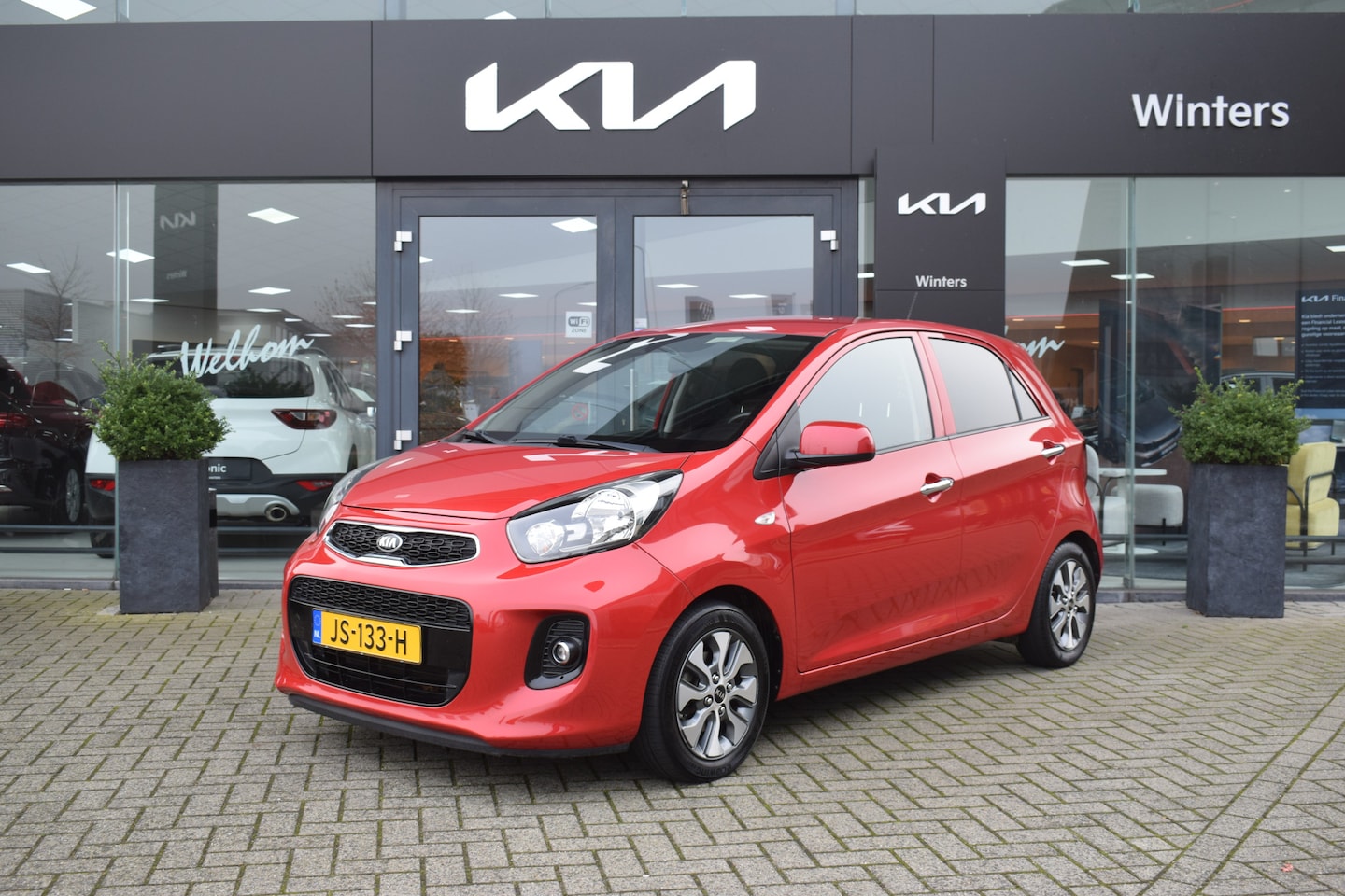 Kia Picanto - 1.0i-12V ISG ComfortPlusLine 5-Drs ECC Cr.Control Navi+Camera BT+USB 14"LMV PrivacyGlas 54 - AutoWereld.nl