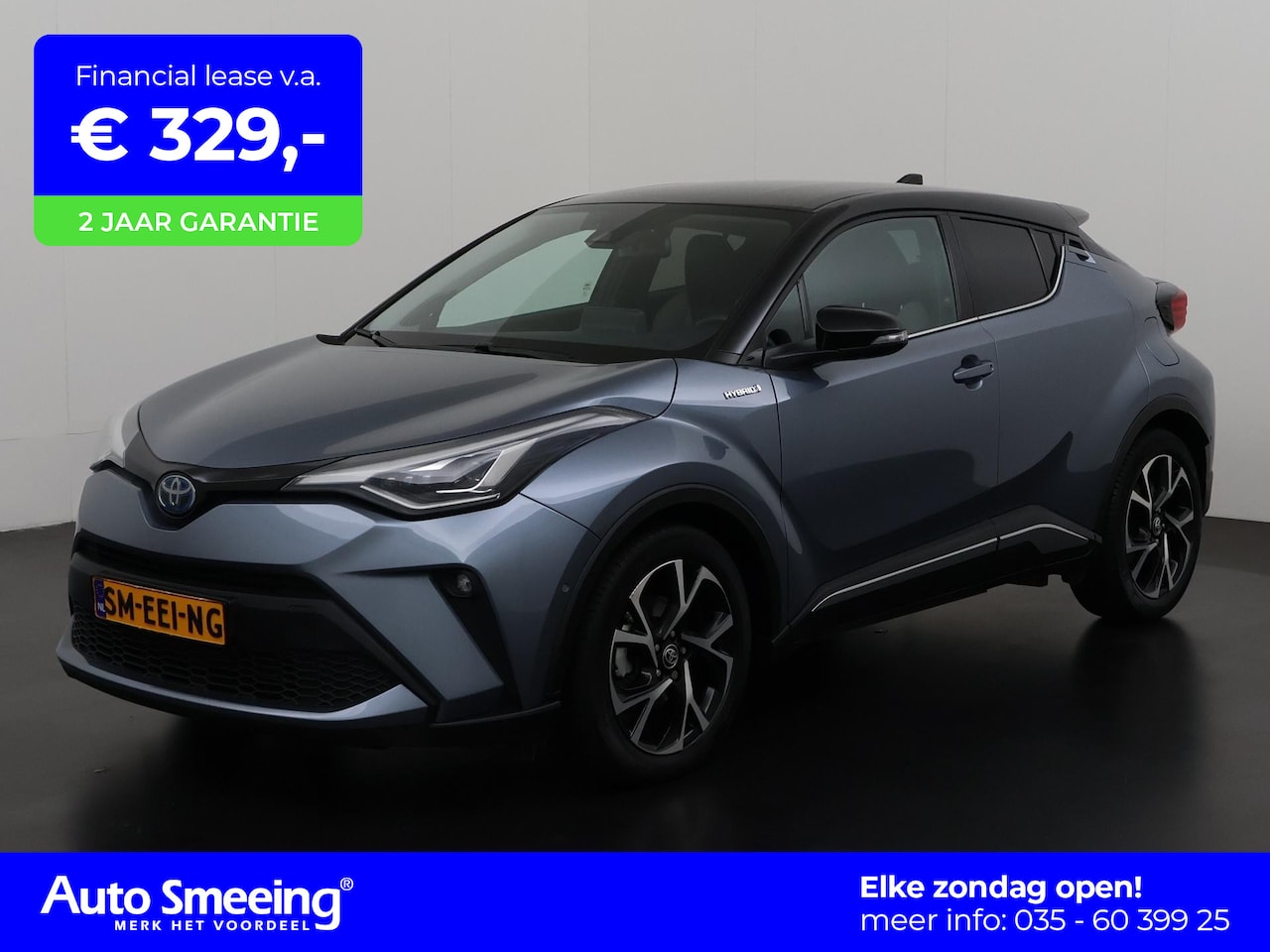 Toyota C-HR - 2.0 Hybrid Style Luxury Bi-Tone | Leder | LED| Camera | JBL Sound | Zondag Open! - AutoWereld.nl