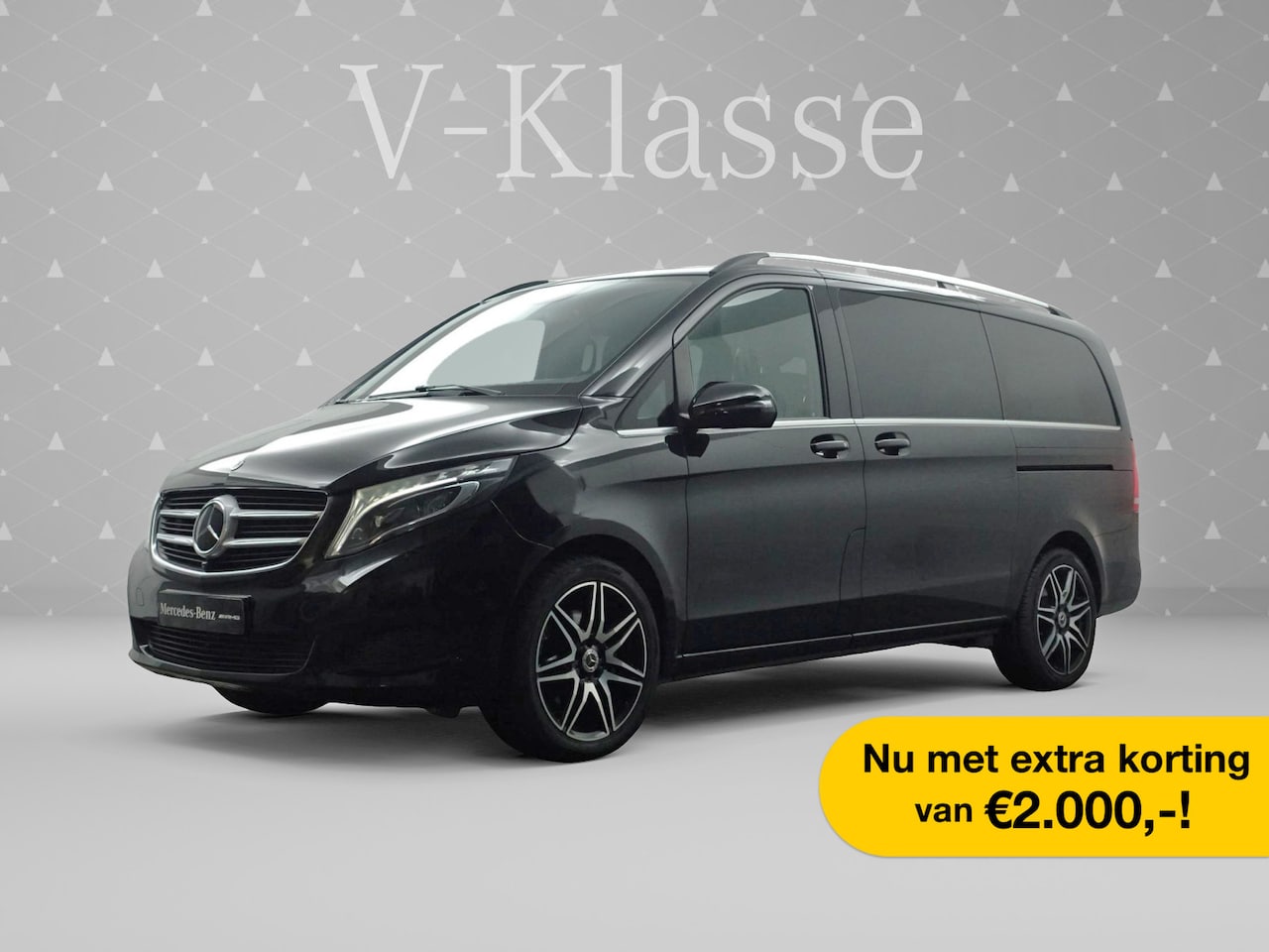 Mercedes-Benz V-klasse - 250d 4-Matic Lang AMG Edition Aut- 7 Pers I Panoramadak I  2x Elektr schuifdeur I Sfeerver - AutoWereld.nl