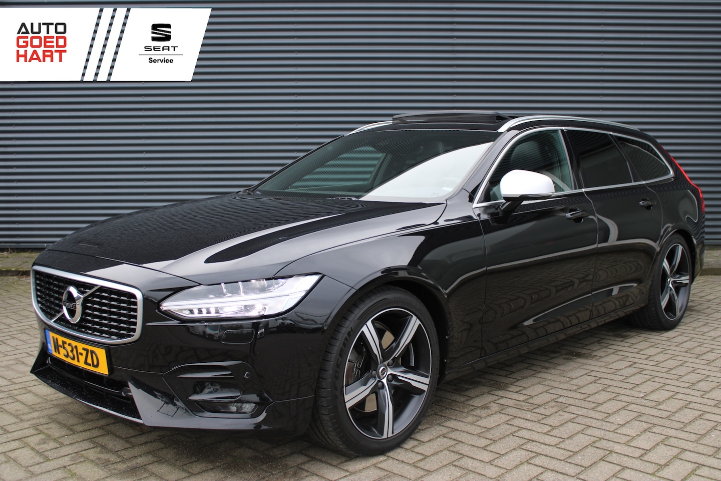 Volvo V90 - 2.0 T5 251PK R-Design Panoramadak Leer Full-Led - AutoWereld.nl