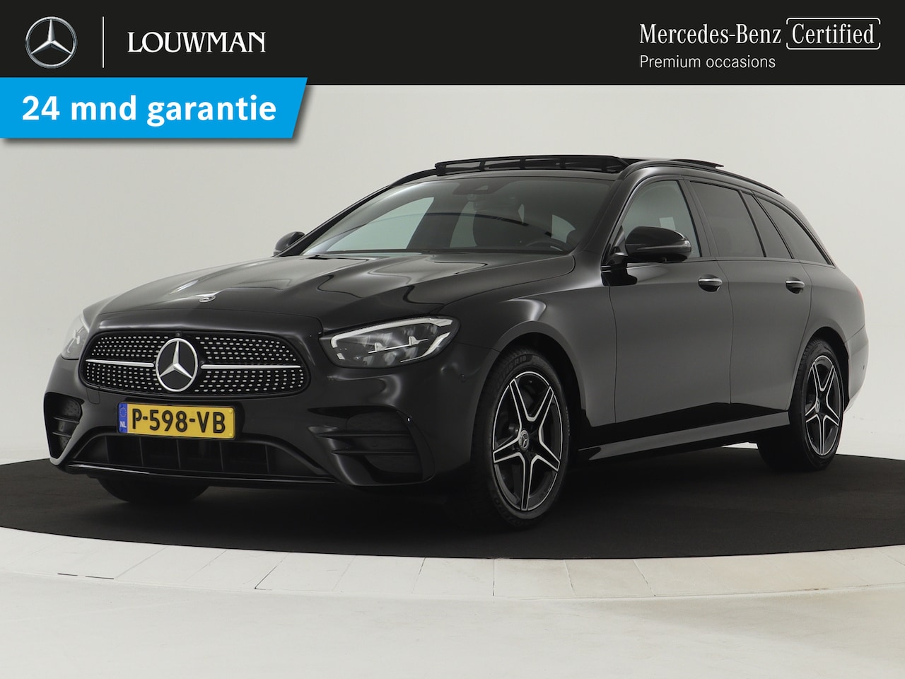 Mercedes-Benz E-klasse Estate - 300 e Business Solution AMG | 360°-camera | Panoramadak | Burmester | Sfeerverlichting | N - AutoWereld.nl